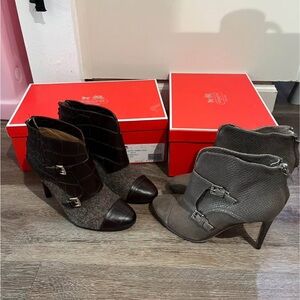 Coach high heel booties